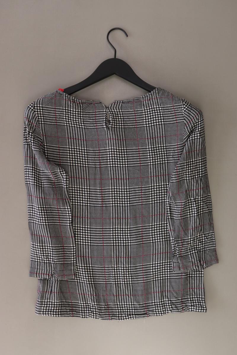 s.Oliver Regular Bluse Gr. 34 hahnentritt 3/4 Ärmel grau aus Viskose - Image 2