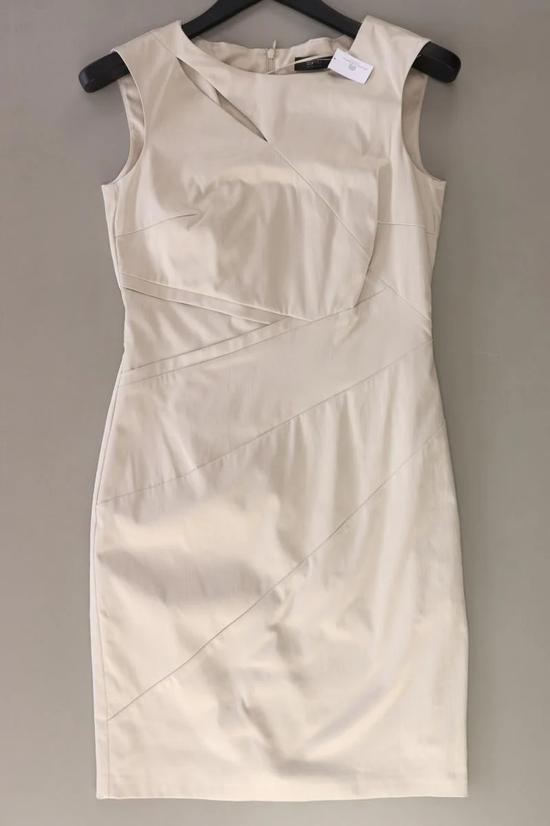 Esprit Collection Etuikleid Gr. 36 Ärmellos creme aus Polyester