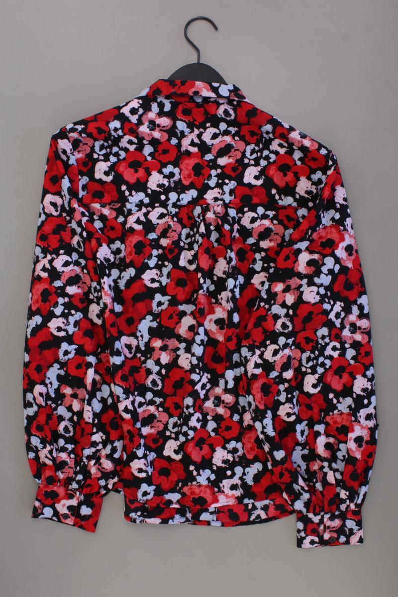 Monki Langarmbluse Gr. XXL mit Blumenmuster neuwertig rot aus Polyester - Image 3