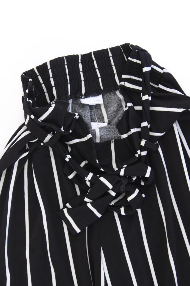 Lascana Stoffhose Gr. 34 gestreift schwarz - Image 2