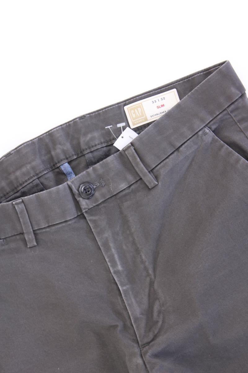 GAP Chinohose für Herren Gr. W33/L32 grau aus Baumwolle - Image 2