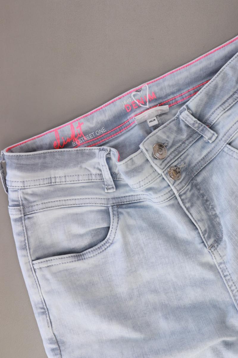 Street One Straight Jeans Gr. W29/L28 grau aus Baumwolle - Image 3