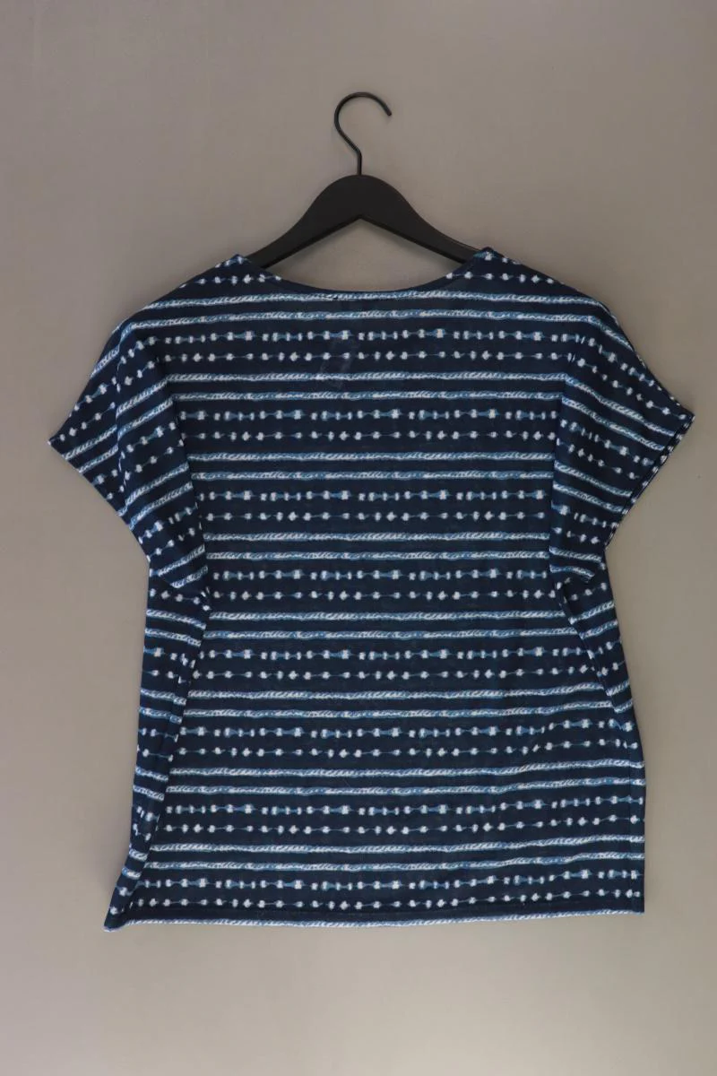 Gina Laura Printshirt Gr. L Kurzarm blau aus Polyester - Image 2