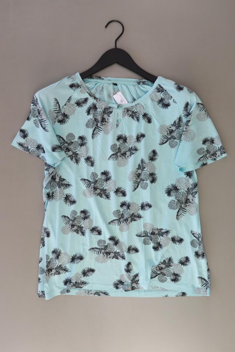 Bexleys Printshirt Gr. L Kurzarm blau aus Baumwolle