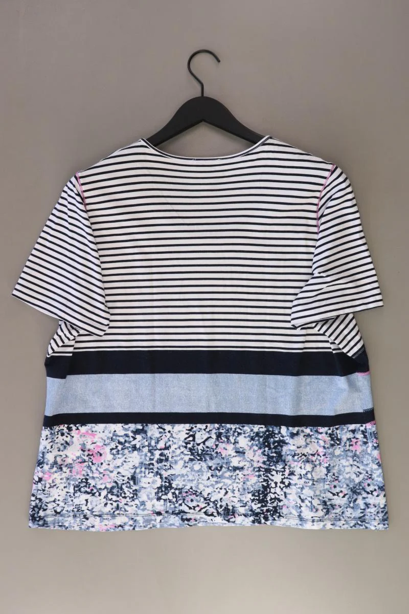 Bonita Ringelshirt Gr. XL gestreift Kurzarm blau aus Viskose - Image 2