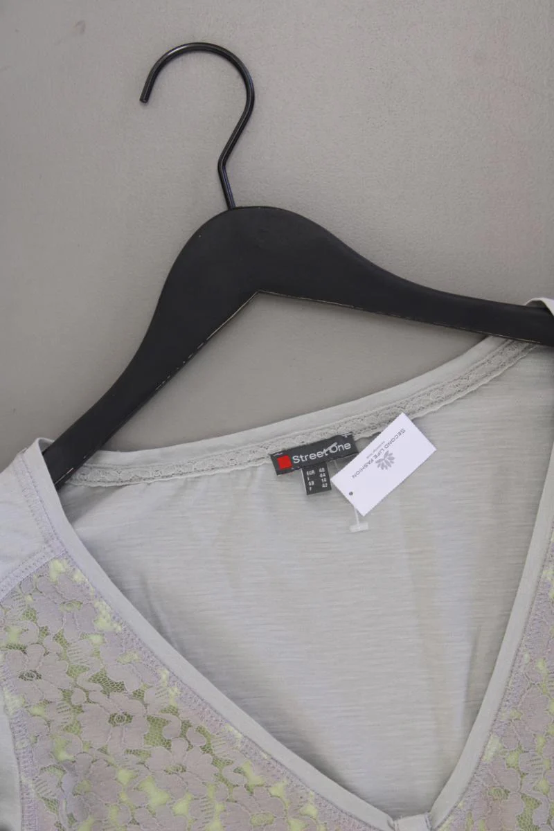 Street One Classic Cardigan Gr. 40 Langarm grau aus Baumwolle - Image 2