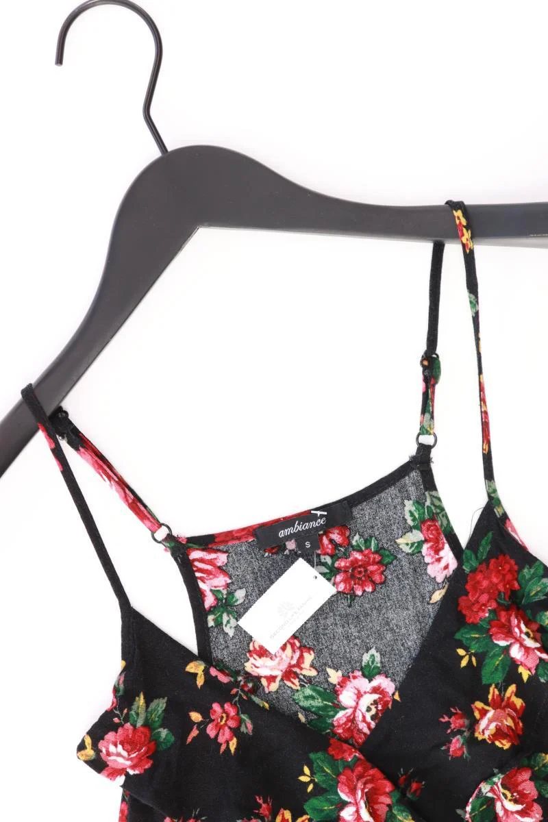 AMBIANCE Playsuit Gr. S mit Blumenmuster schwarz - Image 3