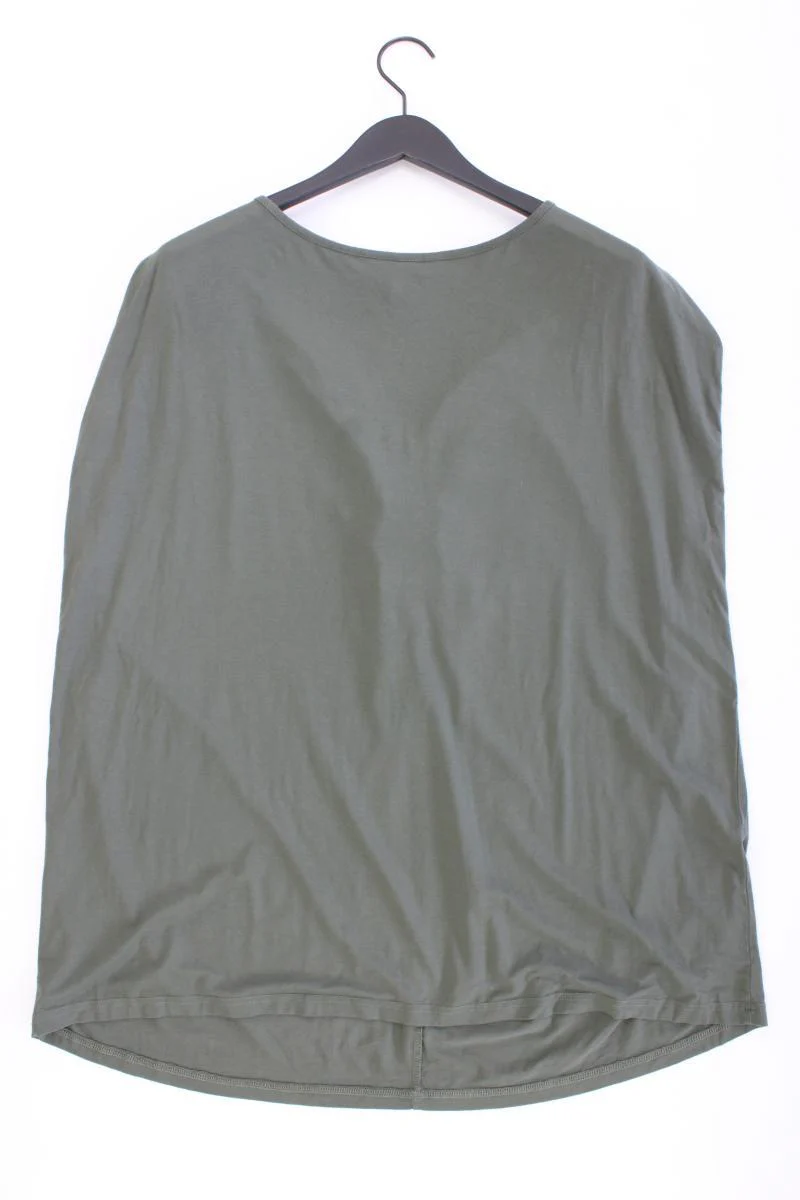 Laura Torelli Shirt Gr. 48/50 Kurzarm olivgrün aus Viskose - Image 3