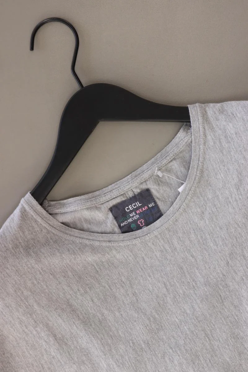 Cecil Longsleeve-Shirt Gr. M/L Langarm grau aus Baumwolle - Image 3