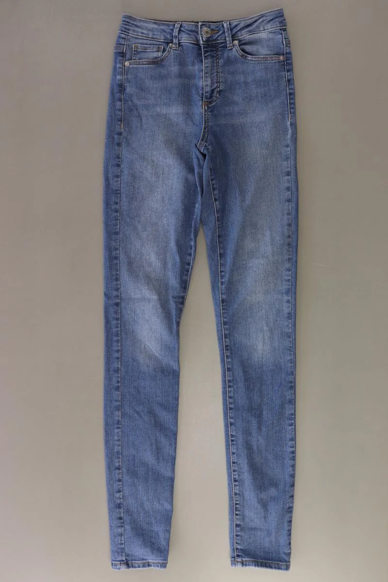 Vero Moda Skinny Jeans Gr. XS/L34 blau aus Baumwolle