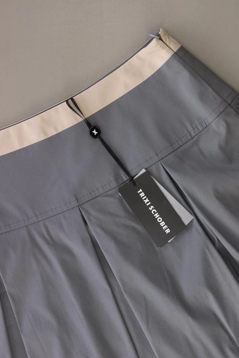 Trixi Schober Midirock Gr. 36 neu mit Etikett grau aus Baumwolle - Image 3
