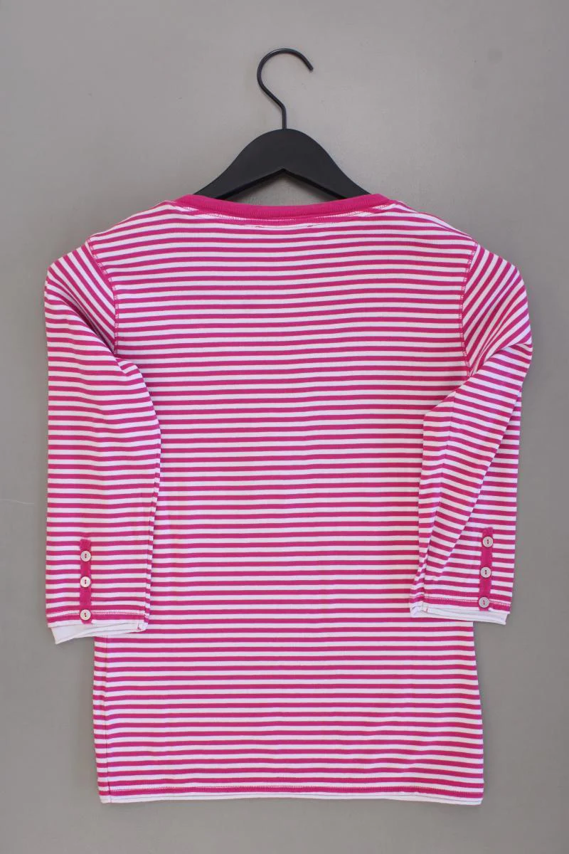 Brax Ringelshirt Gr. 36 gestreift 3/4 Ärmel pink aus Baumwolle - Image 3