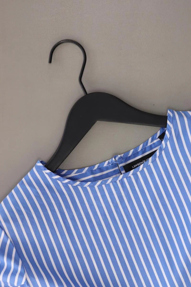 Lawrence Grey Regular Bluse Gr. 36 gestreift 3/4 Ärmel blau aus Baumwolle - Image 3