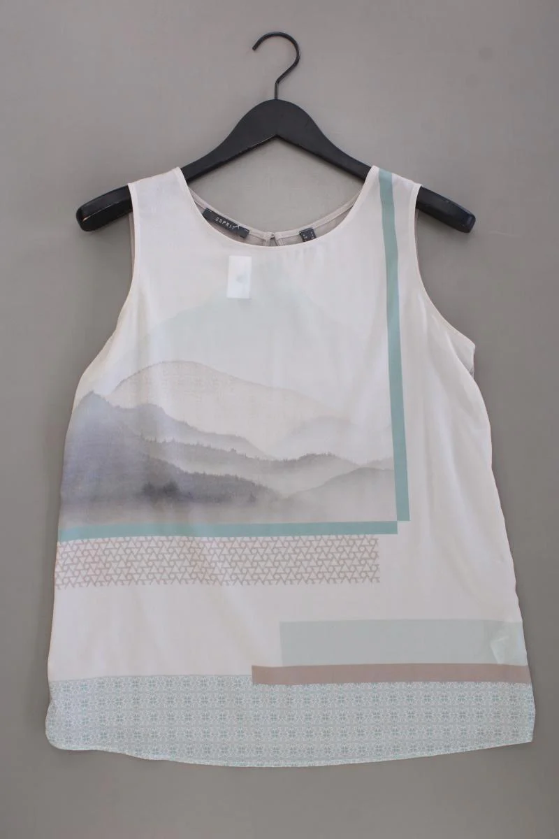 Esprit Ärmellose Bluse Gr. L creme aus Viskose