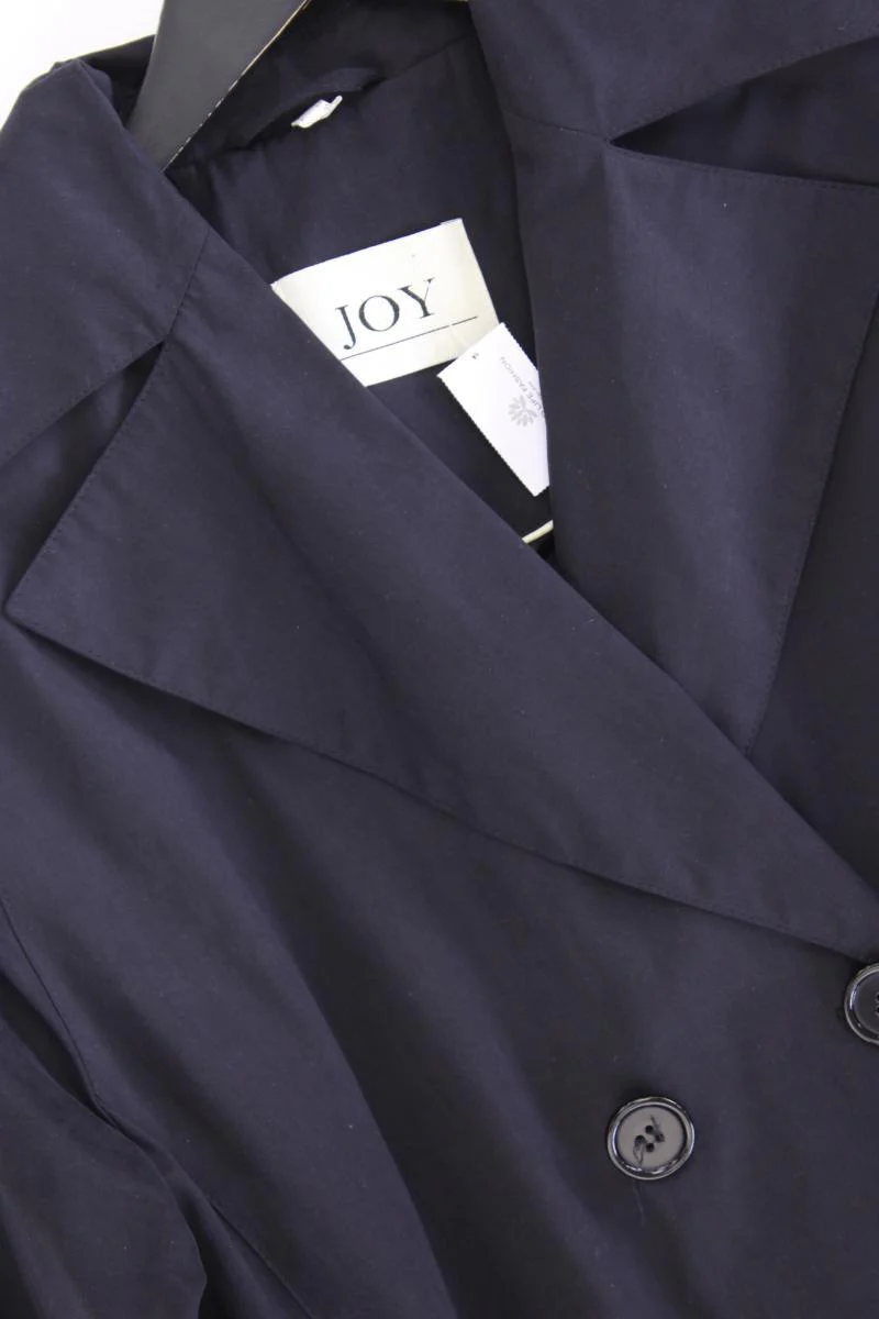 JOY Trenchcoat Gr. 46 mit Gürtel blau aus Polyester - Image 2