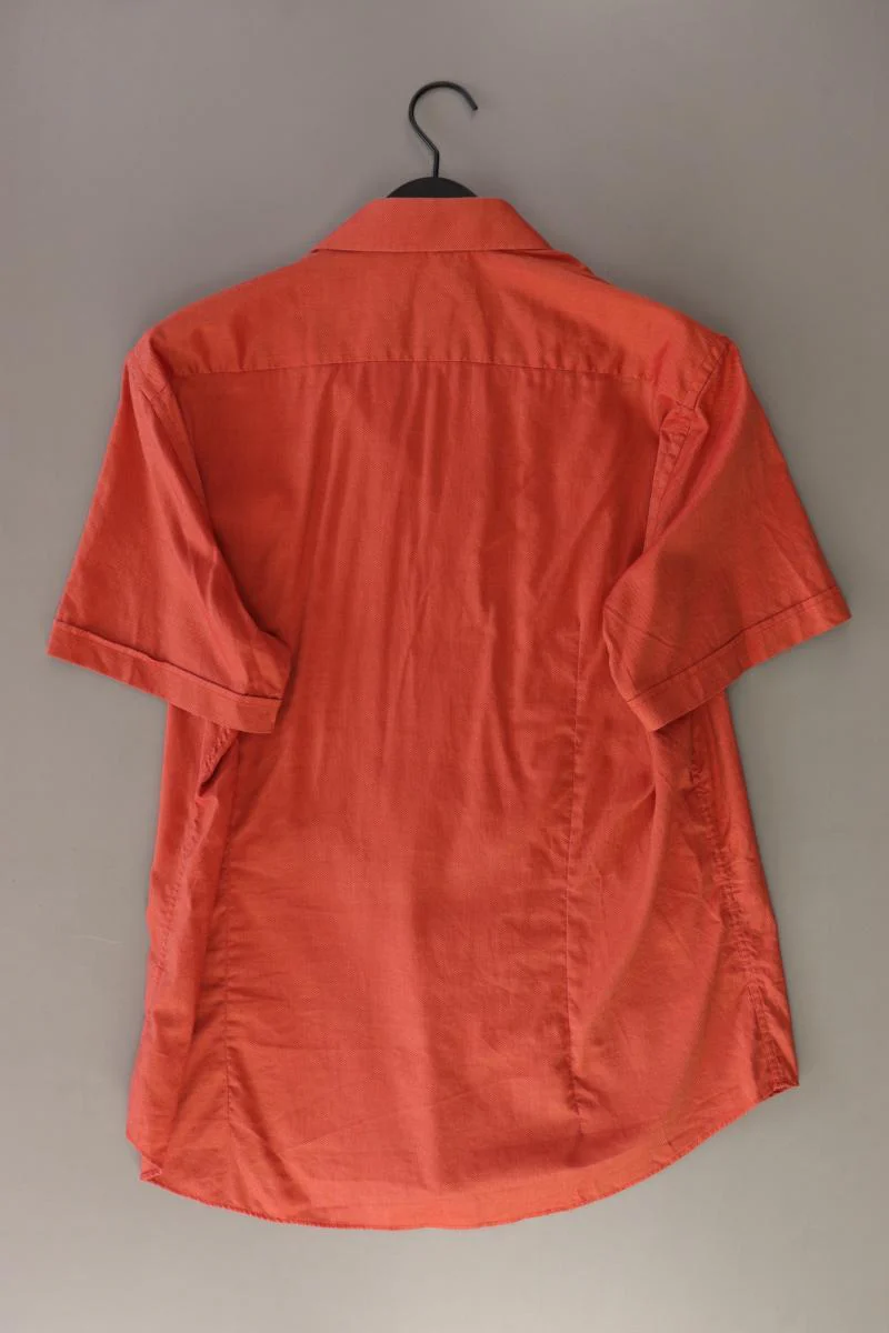 Jake*s Kurzarmhemd für Herren Gr. Hemdgröße 43/44 orange aus Baumwolle - Image 2