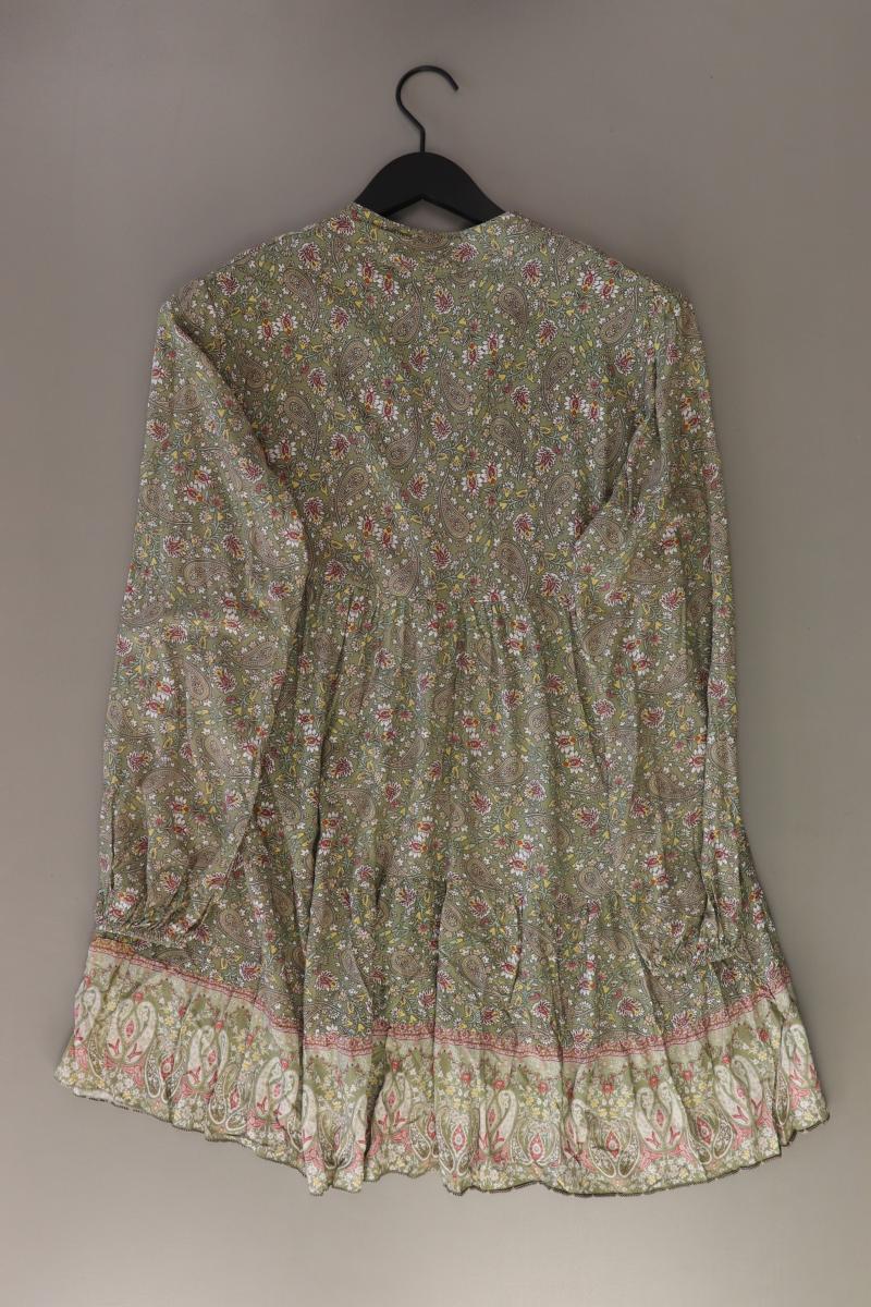 HEIMATLIEBE Langarmkleid Gr. 38 mit Paisleymuster olivgrün aus Viskose - Image 2