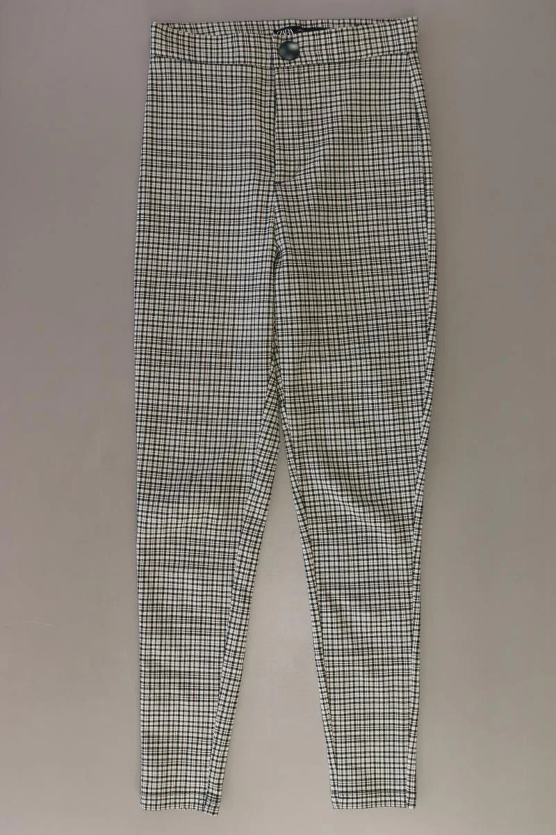 Zara Hose Gr. XS kariert creme aus Viskose