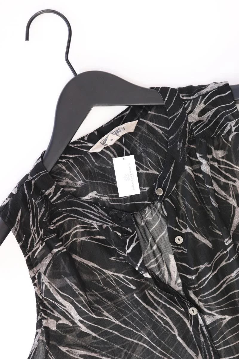 Garcia Jeans Chiffonbluse Gr. M Ärmellos schwarz aus Polyester - Image 3