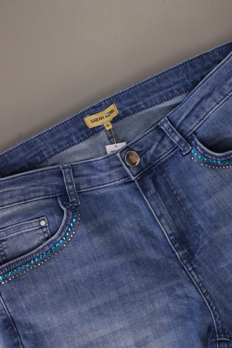Sarah Kern Straight Jeans Gr. Kurzgröße 20 blau aus Baumwolle - Image 3