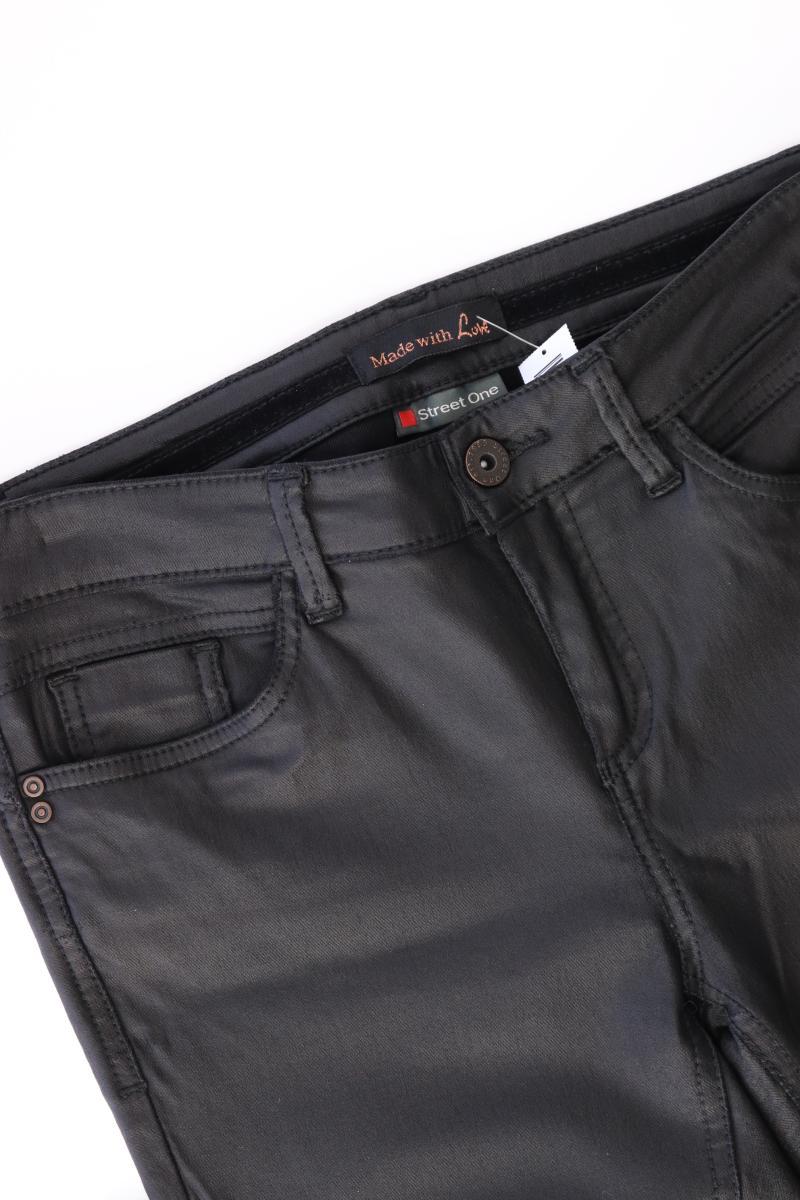 Street One Five-Pocket-Hose Gr. 36 schwarz aus Polyurethan - Image 3