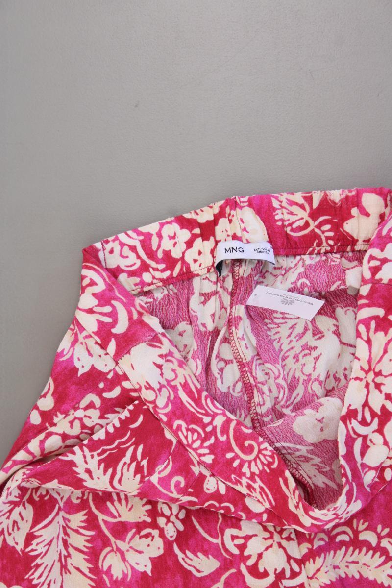 Mango 7/8 Hose Gr. XS mit Blumenmuster pink aus Viskose - Image 2
