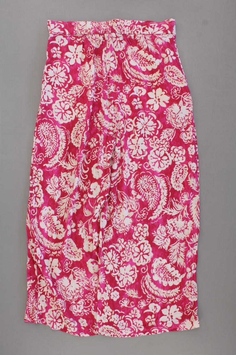 Mango 7/8 Hose Gr. XS mit Blumenmuster pink aus Viskose - Image 3