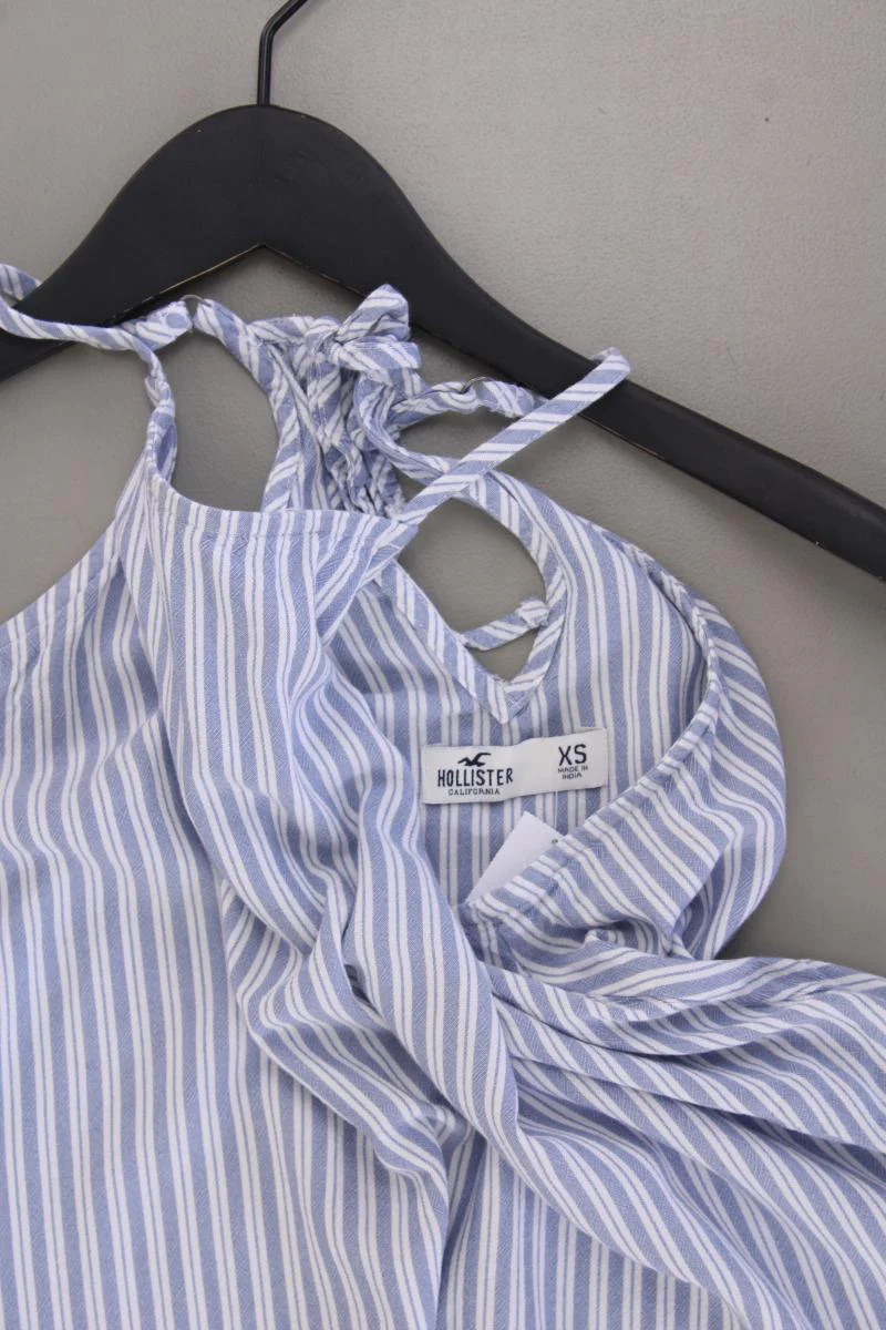 Hollister Spaghetti-Top Gr. XS gestreift blau aus Viskose - Image 2