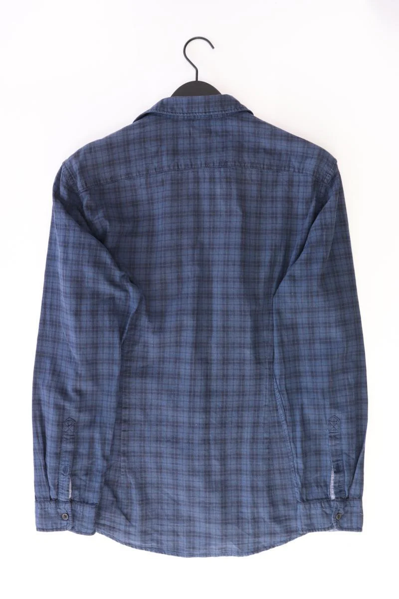 Esprit Karohemd für Herren Gr. XL kariert Langarm blau aus Baumwolle - Image 2