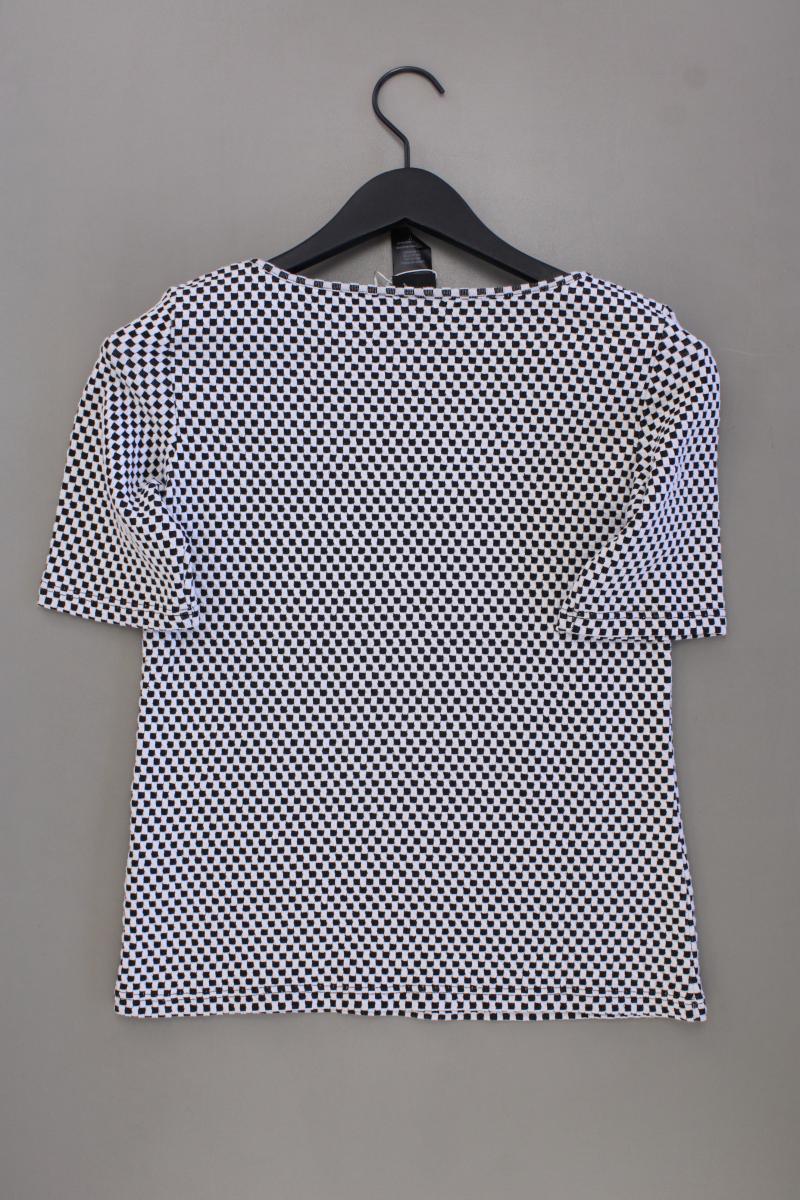 Madeleine T-Shirt Gr. 34 geometrisches Muster neu mit Etikett Kurzarm grau - Image 3