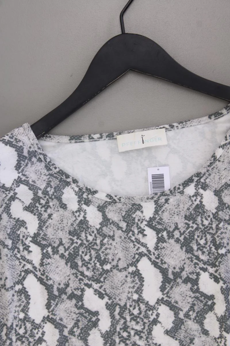 Pfeffinger Printshirt Gr. 46 mit Tierdruck Kurzarm grau - Image 2