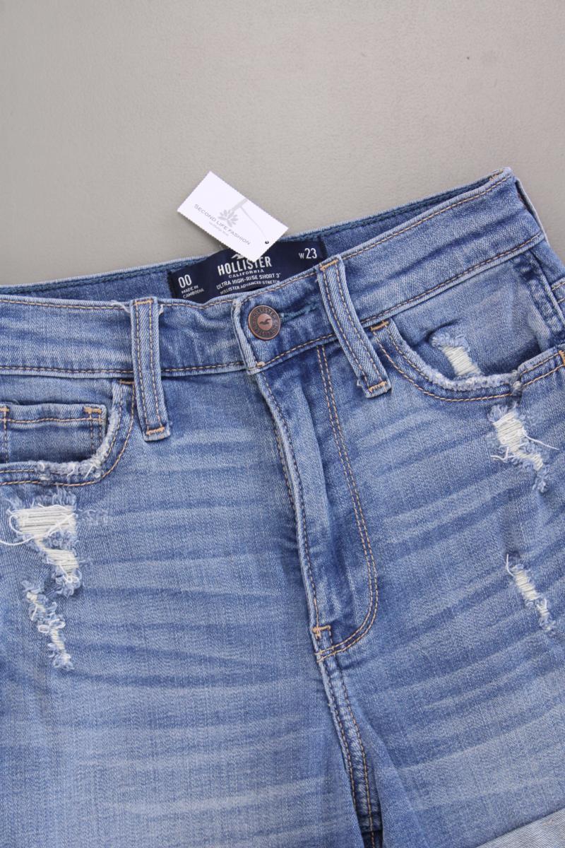 Hollister Jeansshorts Gr. W23 blau aus Baumwolle - Image 2