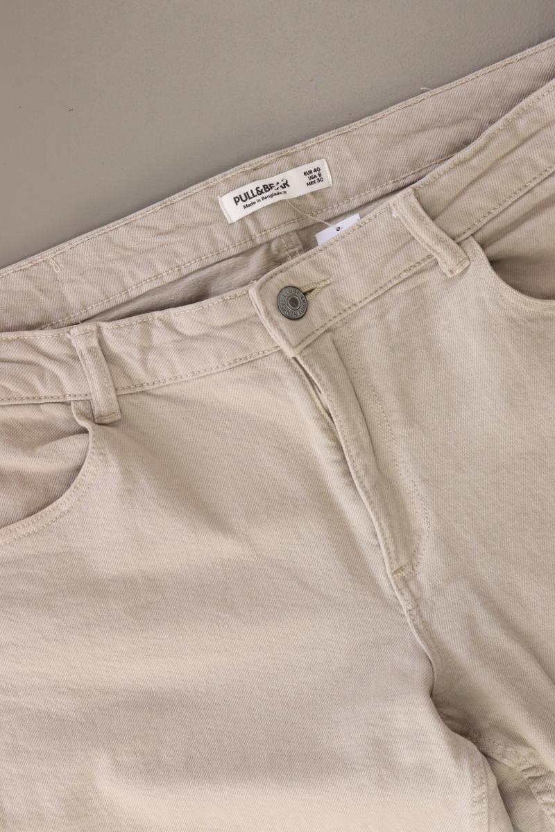 Pull&Bear Skinny Jeans Gr. 40 creme aus Baumwolle - Image 3