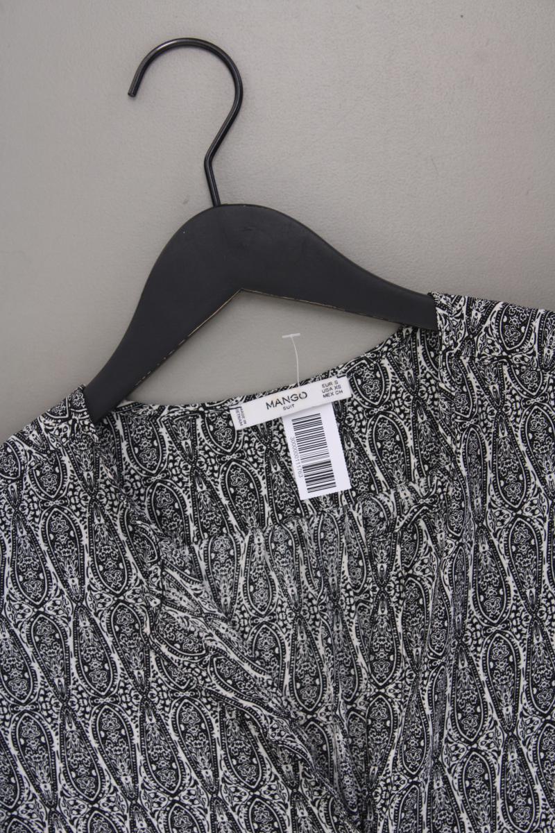 Mango Langarmbluse Gr. S mit Paisleymuster schwarz - Image 2