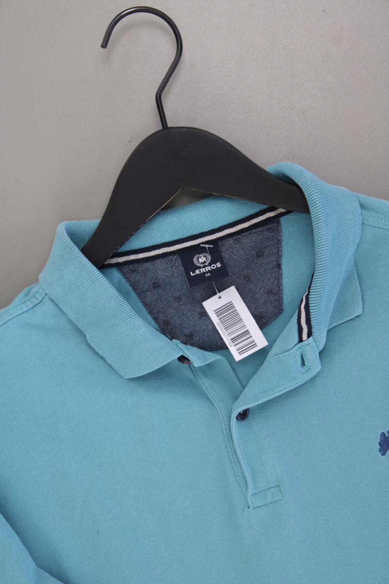 Lerros Poloshirt für Herren Gr. M Kurzarm blau aus Baumwolle - Image 2