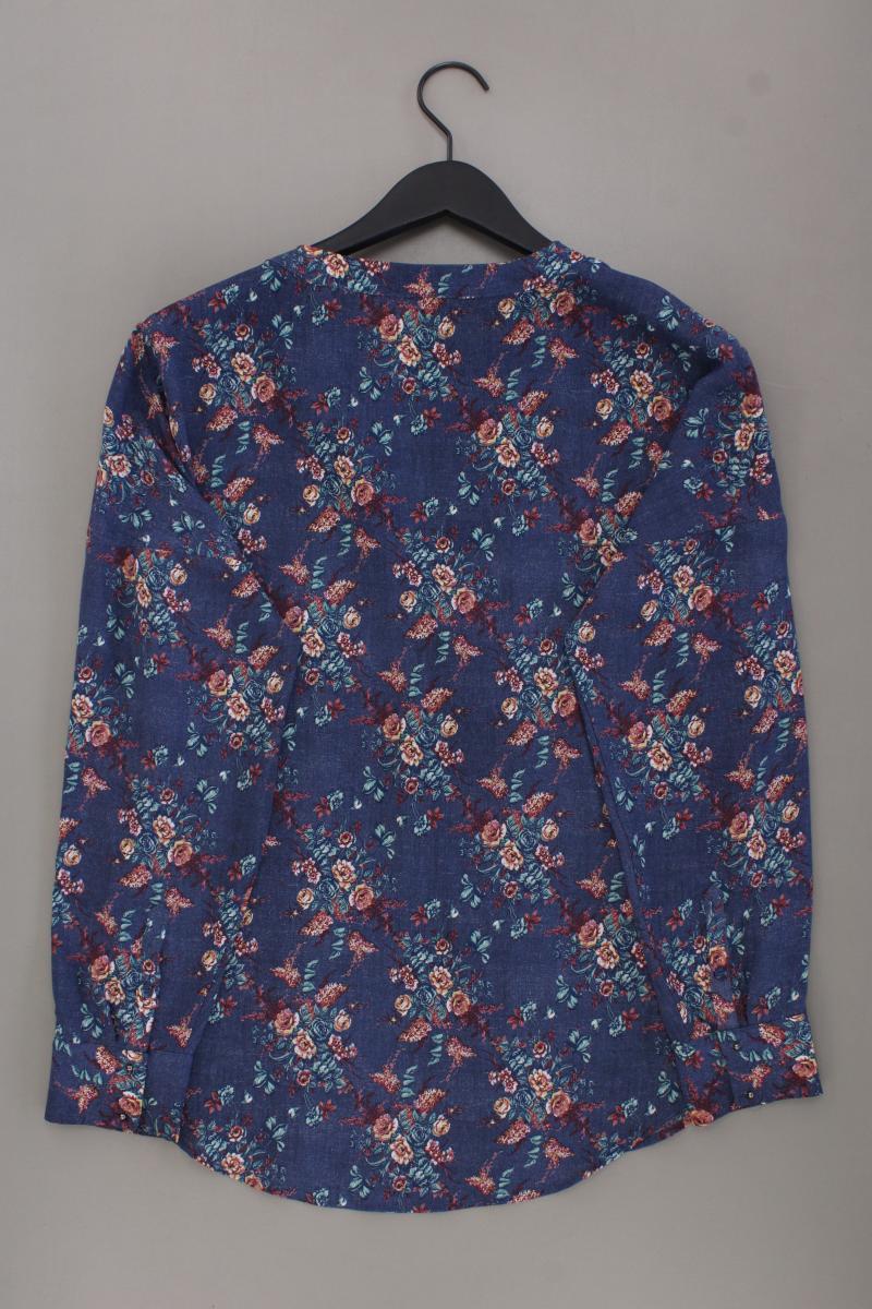 s.Oliver Langarmbluse Gr. 38 mit Blumenmuster blau - Image 3