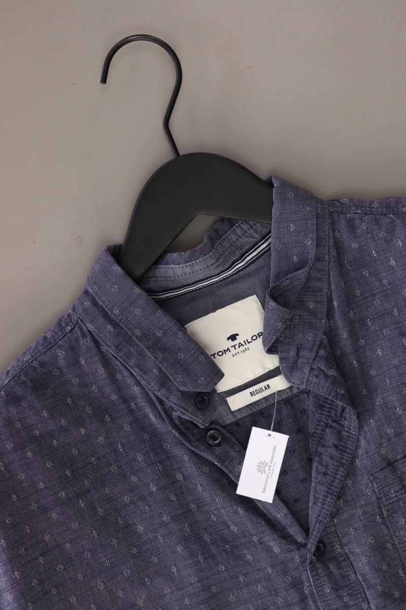 Tom Tailor Kurzarmhemd für Herren Gr. XXL blau aus Baumwolle - Image 3