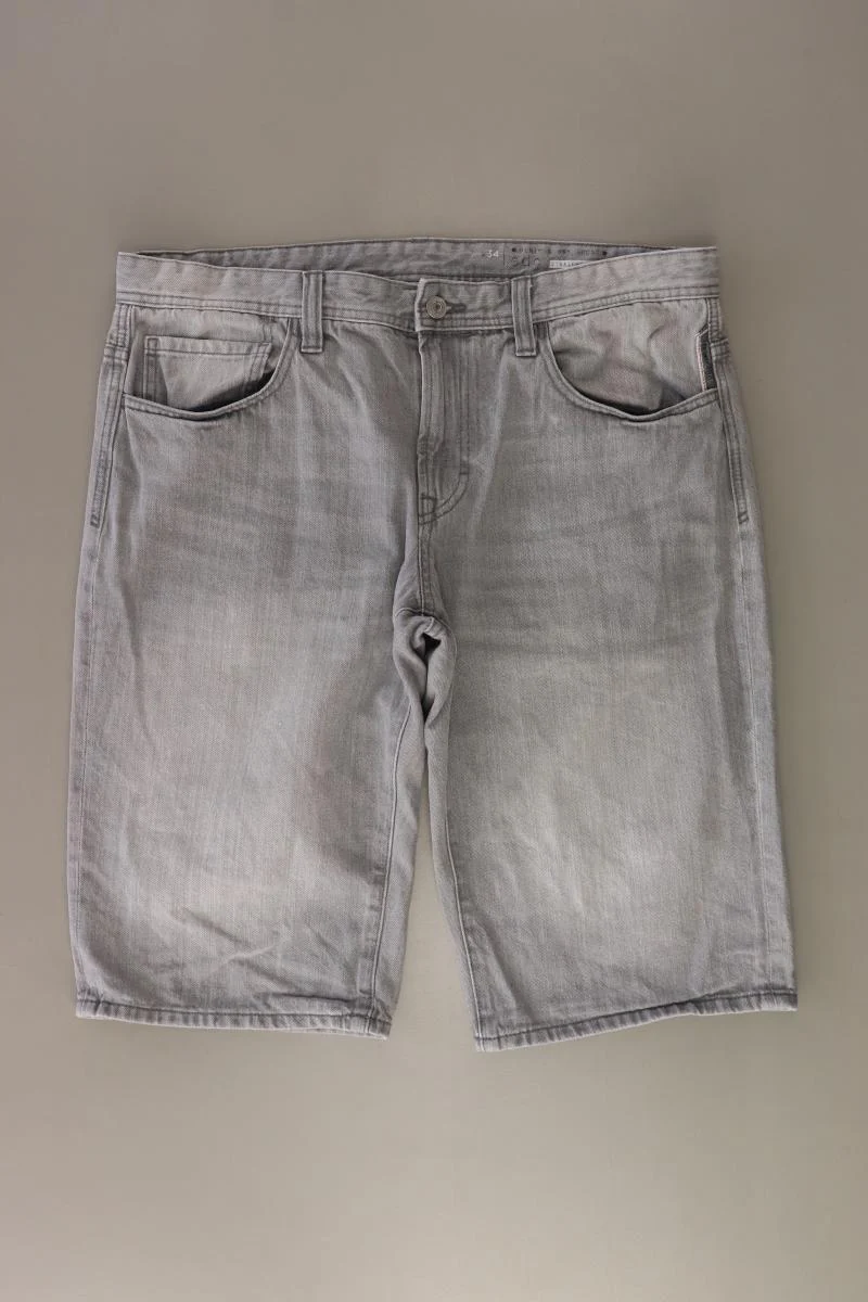 edc by Esprit Jeansshorts für Herren Gr. W34 grau aus Baumwolle