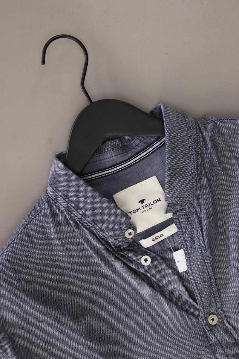 Tom Tailor Langarmhemd für Herren Gr. XL blau aus Baumwolle - Image 3