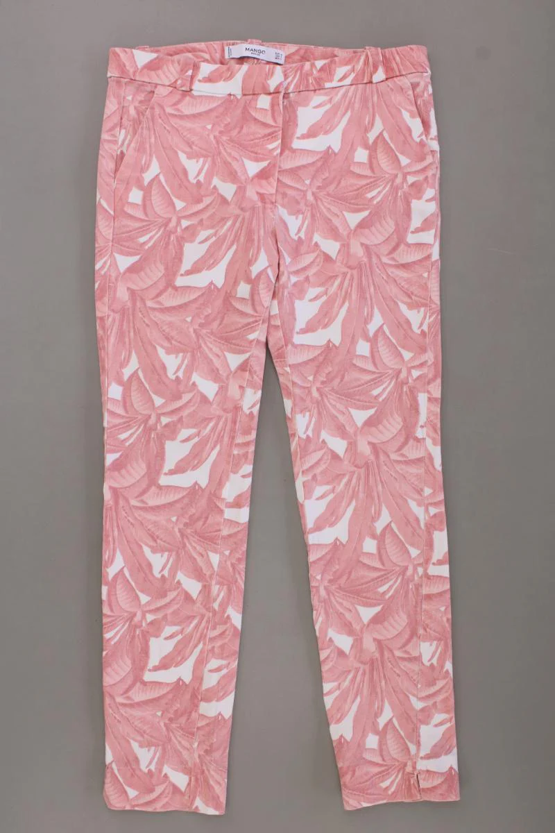 Mango Stoffhose Gr. 38 rosa aus Baumwolle