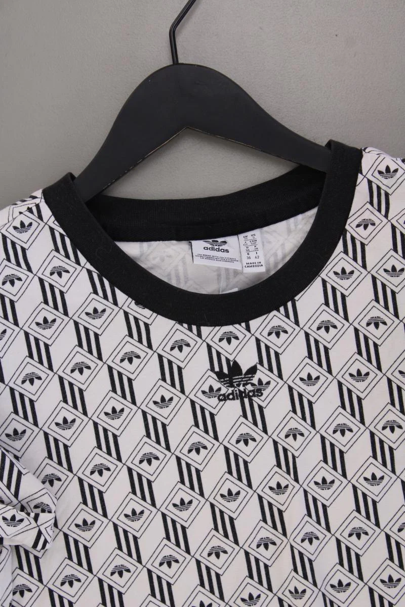 Adidas Cropped Shirt Gr. S Kurzarm creme aus Baumwolle - Image 2