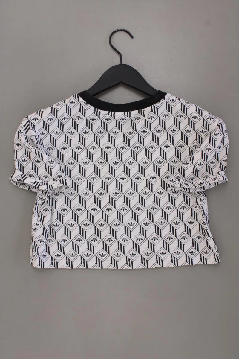 Adidas Cropped Shirt Gr. S Kurzarm creme aus Baumwolle - Image 3