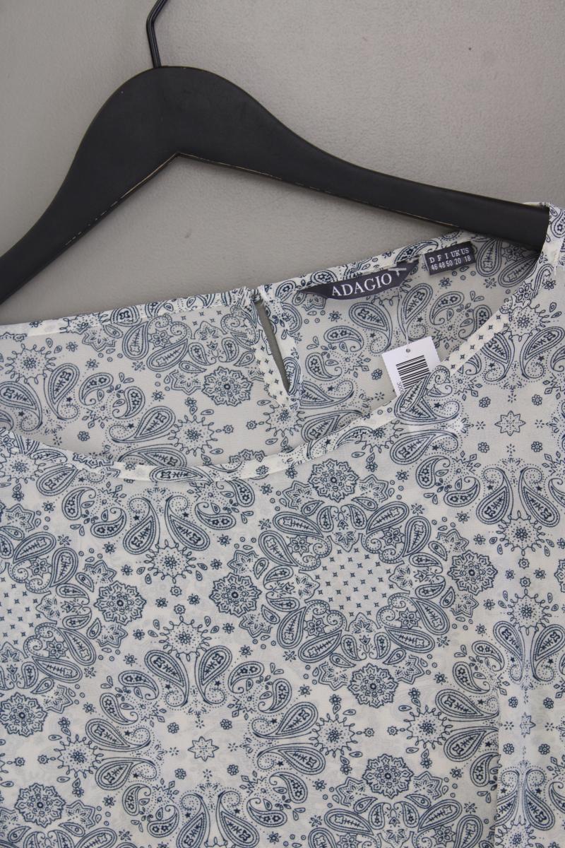 Adagio Langarmbluse Gr. 46 mit Paisleymuster neuwertig creme aus Polyester - Image 2