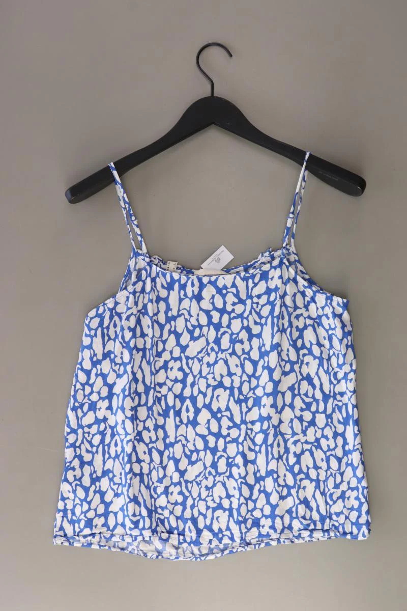 Esprit Spaghetti-Top Gr. M mit Tierdruck blau aus Viskose - Image 2