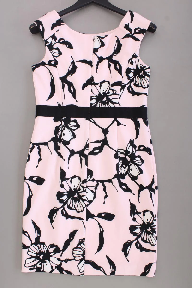 s.Oliver Black Label Bleistiftkleid Gr. 38 mit Blumenmuster Ärmellos rosa - Image 3