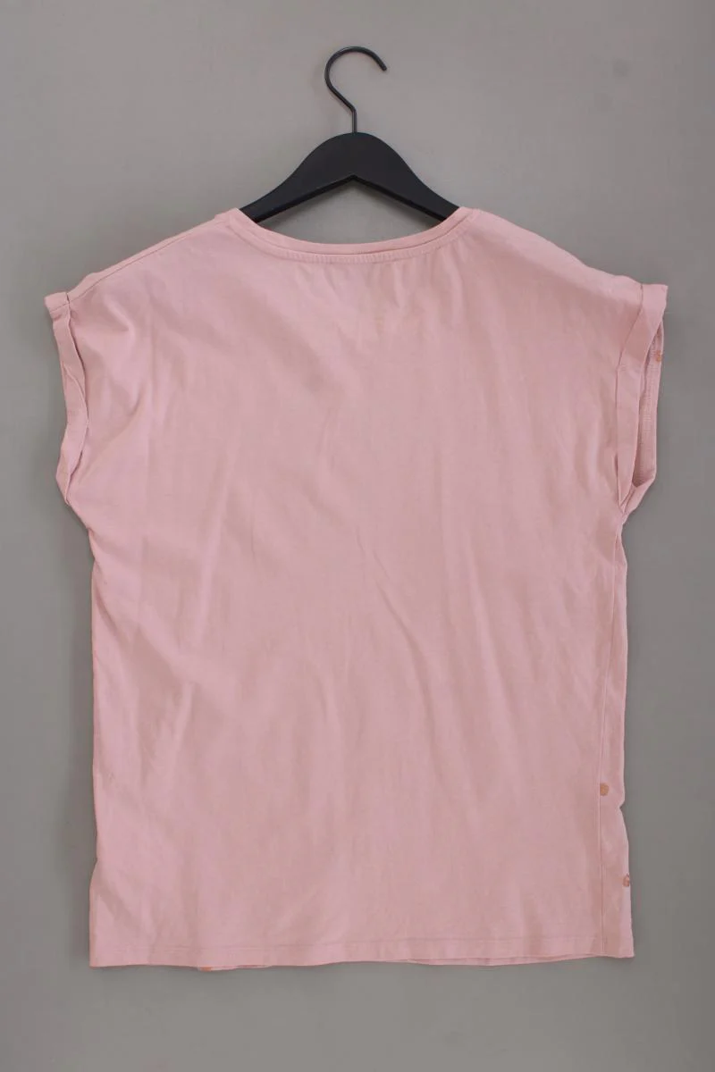 More&More T-Shirt Gr. 42 gepunktet Kurzarm rosa aus Baumwolle - Image 3