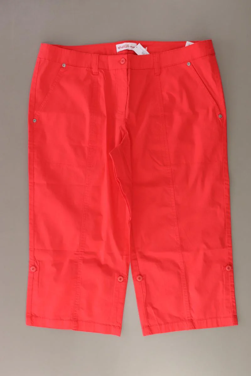 sheego 7/8 Hose Gr. 46 rot aus Baumwolle