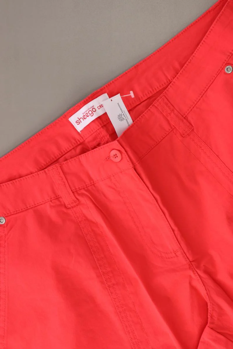 sheego 7/8 Hose Gr. 46 rot aus Baumwolle - Image 3
