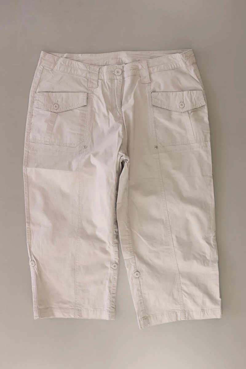 sheego 7/8 Hose Gr. 46 creme aus Baumwolle