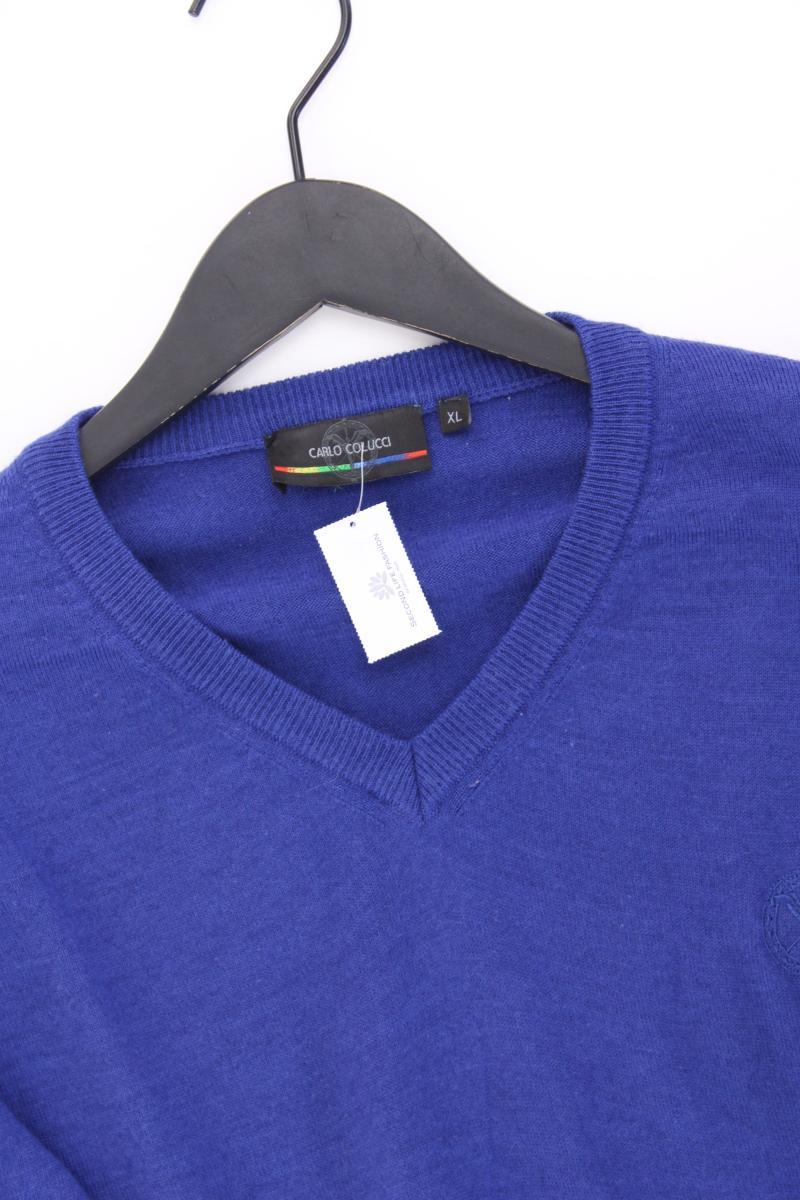 Carlo Colucci Wollpullover für Herren Gr. XL blau - Image 2
